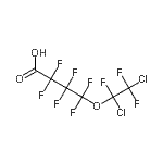 CAS 登录号：86556-81-2， 4-(1,2-二氯-1,2,2-三氟-乙氧基)-2,2,3,3,4,4-六氟-丁酸