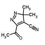 CAS 登录号：86557-02-0， 5-乙酰基-3,3-二甲基-3H-吡唑-4-甲腈
