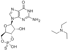 CAS 登录号：86562-10-9， 鸟苷-3',5'-环单硫代磷酸酯钠盐