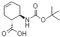 CAS#: 865689-24-3, (1R,6R)-6-({[(2-Methyl-2-propanyl)oxy]carbonyl}amino)-3-cyclohexene-1-carboxylic acid