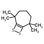 CAS#: 86596-78-3, 2,2,6,6-Tetramethyl-8,9-dithiabicyclo[5.2.0]non-1(7)-ene