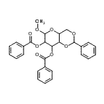 CAS 登录号：86604-69-5， 甲基2,3-二-O-苯甲酰基-4,6-O-亚苄基吡喃己糖苷