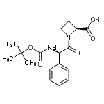 CAS#: 866099-92-5, (2S)-1-[(2R)-2-({[(2-Methyl-2-propanyl)oxy]carbonyl}amino)-2-phenylacetyl]-2-azetidinecarboxylic acid