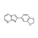 CAS#: 866138-02-5, 2-(1,3-Benzodioxol-5-yl)imidazo[1,2-a]pyrimidine