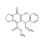 CAS 登录号：866393-54-6， 甲基6-羟基-5-氧代-7-(1-苯基-2-丙烯-1-基)-1,2,3,5-四氢-8-吲嗪羧酸酯