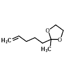 CAS#: 86646-44-8, 2-Methyl-2-(4-penten-1-yl)-1,3-dioxolane