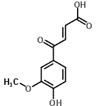 CAS#: 86690-98-4, (2E)-4-(4-Hydroxy-3-methoxyphenyl)-4-oxo-2-butenoic acid