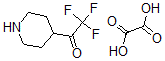 CAS 登录号：866929-67-1， 2,2,2-三氟-1-(哌啶-4-基)乙酮草酸盐