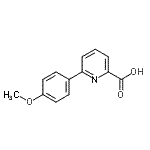 CAS#: 86696-70-0, 6-(4-Methoxyphenyl)-2-pyridinecarboxylic acid