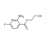 CAS#: 86724-99-4, 2-Hydroxyethyl 2-amino-6-fluoronicotinate