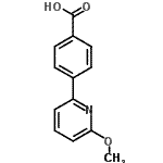 CAS#: 867256-80-2, 4-(6-Methoxy-2-pyridinyl)benzoic acid