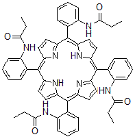 CAS#: 86727-60-8, N,N',N'',N'''-(5,10,15,20-Porphyrintetrayltetra-2,1-phenylene)tetrapropanamide