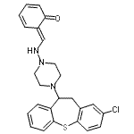 CAS#: 86758-97-6, (6E)-6-({[4-(2-Chloro-10,11-dihydrodibenzo[b,f]thiepin-10-yl)-1-piperazinyl]amino}methylene)-2,4-cyclohexadien-1-one