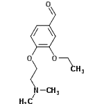 CAS#: 86759-23-1, 4-[2-(Dimethylamino)ethoxy]-3-ethoxybenzaldehyde