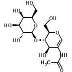 CAS#: 868264-13-5, 2-Acetamido-1,5-anhydro-2-deoxy-4-O-beta-D-galactopyranosyl-D-arabino-hex-1-enitol