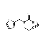 CAS#: 868591-22-4, 1-(2-Cyanoethyl)-1-(2-thienylmethyl)thiourea