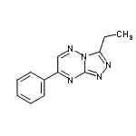CAS#: 86869-95-6, 3-Ethyl-7-phenyl[1,2,4]triazolo[4,3-b][1,2,4]triazine
