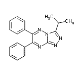CAS#: 86870-05-5, 3-Isopropyl-6,7-diphenyl[1,2,4]triazolo[4,3-b][1,2,4]triazine