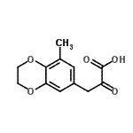 CAS#: 868707-86-2, 3-(8-Methyl-2,3-dihydro-1,4-benzodioxin-6-yl)-2-oxopropanoic acid