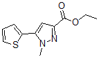 CAS 登录号：868755-60-6， 1-甲基-5-(2-噻吩基)-1H-吡唑-3-羧酸乙酯