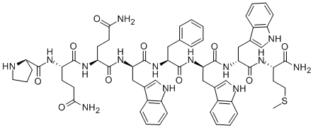 CAS 登录号：86917-57-9， (D-脯氨酰4,D-色氨酰7,9,10)-物质 P(4-11)