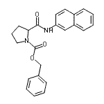 CAS 登录号：86925-99-7， 苄基2-(2-萘基氨基甲酰)-1-吡咯烷羧酸酯
