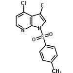 CAS#: 869335-69-3, 4-Chloro-3-fluoro-1-[(4-methylphenyl)sulfonyl]-1H-pyrrolo[2,3-b]pyridine