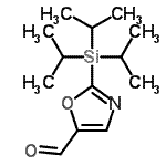 CAS 登录号：869542-45-0， 2-(三异丙基硅烷基)-1,3-恶唑-5-甲醛
