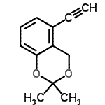 CAS#: 869550-79-8, 5-Ethynyl-2,2-dimethyl-4H-1,3-benzodioxine
