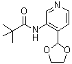 CAS#: 869735-24-0, N-[4-(1,3-Dioxolan-2-yl)-3-pyridinyl]-2,2-dimethylpropanamide