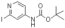 CAS 登录号：869735-25-1， (2-碘-4-吡啶基)氨基甲酸叔丁酯