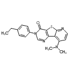CAS#: 869802-44-8, 9-(Dimethylamino)-3-(4-ethylphenyl)pyrido[3',2':4,5]thieno[3,2-d]pyrimidin-4(3H)-one