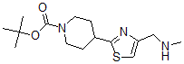 CAS#: 869901-03-1, 4-[4-[(Methylamino)Methyl]-2-Thiazolyl]-1-Piperidinecarboxylic Acid 1,1-Dimethylethyl Ester