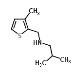 CAS#: 869942-30-3, 2-Methyl-N-[(3-methyl-2-thienyl)methyl]-1-propanamine