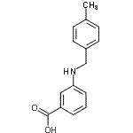 CAS#: 869949-26-8, 3-[(4-Methylbenzyl)amino]benzoic acid