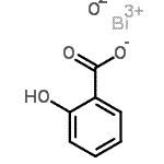 CAS#: 87-27-4, bismuth; 2-hydroxybenzoate; oxygen(-2) anion
