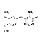 CAS#: 870257-96-8, 4-Chloro-6-(3,4-dimethoxyphenoxy)-5-pyrimidinamine