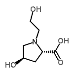 CAS#: 87026-08-2, (4R)-4-Hydroxy-1-(2-hydroxyethyl)-L-proline