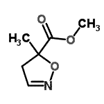 CAS#: 87046-29-5, Methyl 5-methyl-4,5-dihydro-1,2-oxazole-5-carboxylate