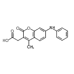 CAS#: 87050-82-6, (7-Anilino-4-methyl-2-oxo-2H-chromen-3-yl)acetic acid