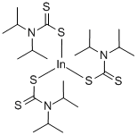 CAS 登录号：87052-01-5， 二异丙基二硫代氨基甲酸铟盐