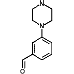 CAS#: 870703-56-3, 3-(1-Piperazinyl)benzaldehyde