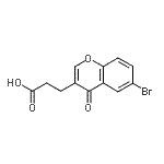 CAS#: 870703-98-3, 3-(6-Bromo-4-oxo-4H-chromen-3-yl)propanoic acid