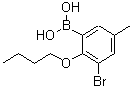 CAS#: 870718-03-9, (3-Bromo-2-butoxy-5-methylphenyl)boronic acid