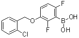 CAS#: 870778-99-7, {3-[(2-Chlorobenzyl)oxy]-2,6-difluorophenyl}boronic acid