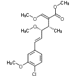 CAS#: 87081-56-9, Methyl (2E,3S,4S,5E)-6-(4-chloro-3-methoxyphenyl)-4-methoxy-2-(methoxymethylene)-3-methyl-5-hexenoate