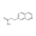 CAS#: 87087-27-2, 3-(7-Isoquinolinyl)propanoic acid