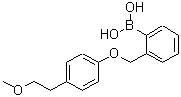 CAS#: 871126-29-3, (2-{[4-(2-Methoxyethyl)phenoxy]methyl}phenyl)boronic acid