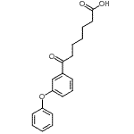CAS#: 871127-76-3, 7-Oxo-7-(3-phenoxyphenyl)heptanoic acid