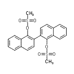 CAS#: 871231-47-9, 2,2'-Binaphthalene-1,1'-diyl dimethanesulfonate